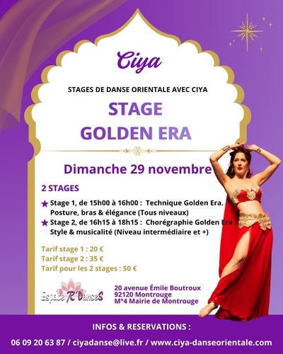Affiche du stage Golden Era